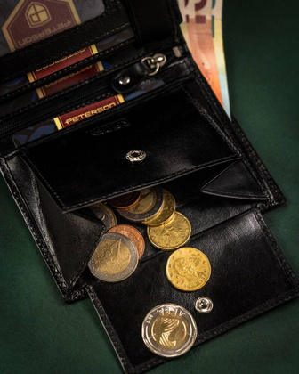 Zestaw prezentowy skorzany portfel meski i brelok