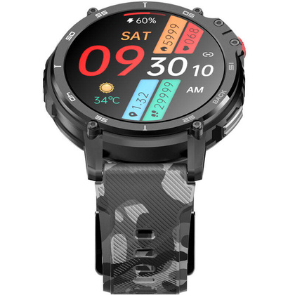 SMARTWATCH MĘSKI Rubicon RNCF08 - WYKONYWANIE POŁĄCZEŃ - BLUETOOTH CALL - ODTWARZACZ MP3 4GB (sr053a)