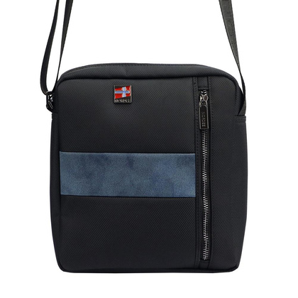 Saszetka Męska Nordee S112 czarny / popiel