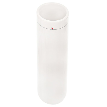 Wazon na kwiaty ceramiczny biały SERDUSZKA