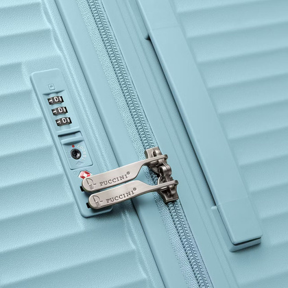 Duża walizka PUCCINI MONTE CARLO PC036A 7A Niebieska