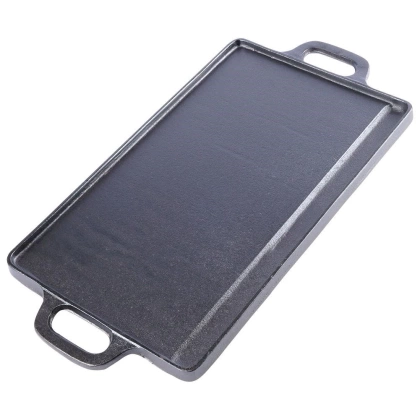 Płyta grillowa żeliwna patelnia dwustronna 45,5x23 cm