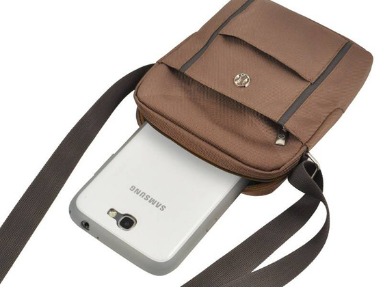 7231 DELTA Torba na ramię Dielle Brązowa