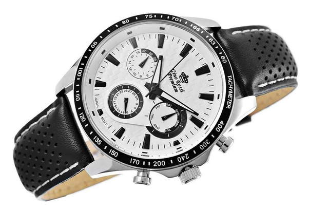 Zegarek Męski G.Rossi STALOWY PREMIUM S523A-3A1