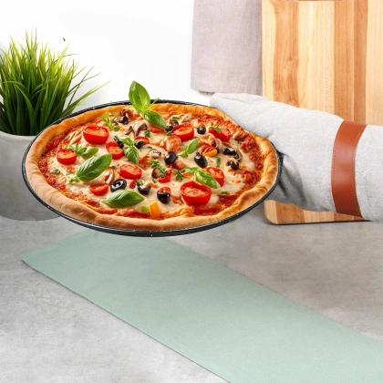 Forma do pizzy granitowa perforowana 28 cm