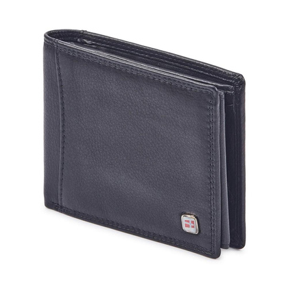 Portfel męski skórzany GW-03 RFID Czarny