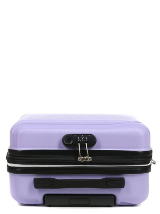 LYS Paris Akra Mała twarda fioletowa walizka kabinowa na kółkach 55 cm