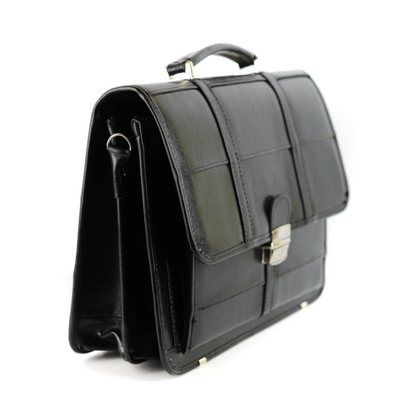 513 Teczka damska pasy-czarny KEMER