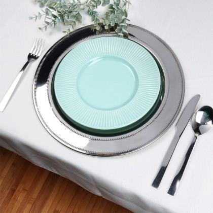 Taca patera talerz podtalerz do serwowania stalowy 33 cm