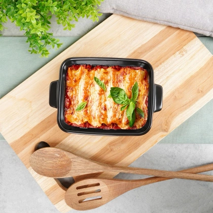 Naczynie żaroodporne ceramiczne czarne 350 ml