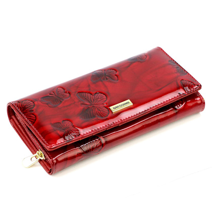 Portfel damski skórzany PELLUCCI BTS-106 Niebieski