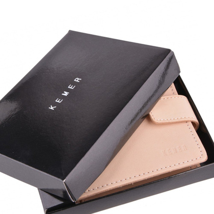 Portfel męski skórzany KEMER 367 Cielisty - min. zamówienie 20 / 50 / 100 szt.