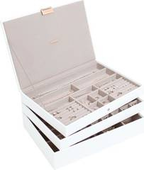 Szkatułka na biżuterię Stackers potrójna supersize edycja Rose Gold