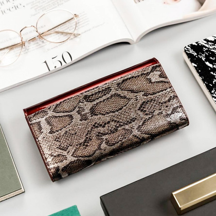 Duży portfel damski na zatrzask