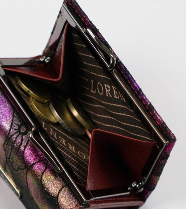 Portfel damski skórzany 55287-MD Purple