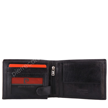 Portfel męski skórzany PIERRE CARDIN FOSSIL TILAK12 325 RFID Czarny