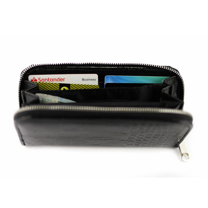 P-02 Portfel skórzany Korona - czarny C D L KEMER