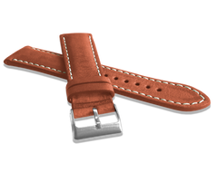 LAVVU Naturalnie barwiony brązowy pasek NATURE ze skóry Top Grain - 18