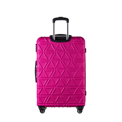 Średnia walizka PUCCINI CALIFORNIA ABS018B 3A Różowa