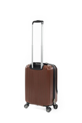 LYS Paris Tunis Mała twarda bordowa walizka kabinowa na kółkach 55 cm