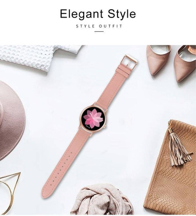 SMARTWATCH PACIFIC 18-2 - BRANSOLETA + PASEK: Rosegold / Biały (zy697b)