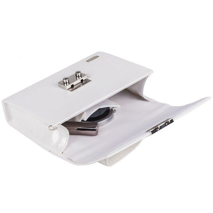 Torebka wizytowa z paskiem KEMER SOLIER F19 Perłowa - min. zamówienie 20 / 50 / 100 szt.