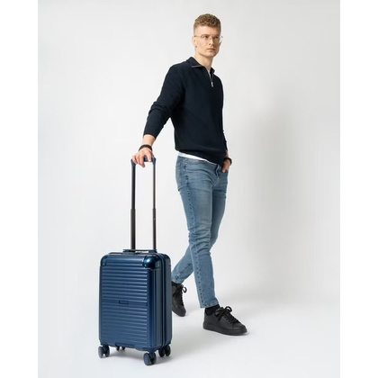 Mała kabinowa walizka PUCCINI DALLAS PC034C 7A Granatowa