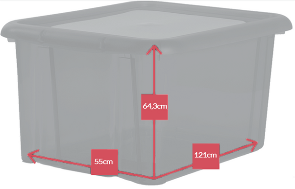 Skrzynia ogrodowa 420L antracyt