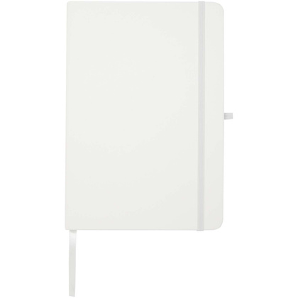 Teak notatnik A5 z twardą okładką z materiałów z recyklingu i stronami w linie