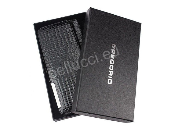 Portfel damski skórzany PELLUCCI GF111 Czerwony