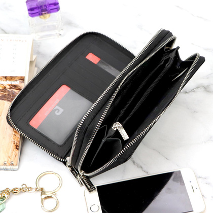 Duży portfel damski ze skóry naturalnej