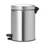 Kosz na śmieci pedałowy Newicon 5l stal matowa 112645