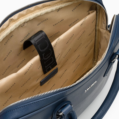 Torba damska na laptop do 15" PUCCINI FASHION BLXP0128L 7A Granatowa