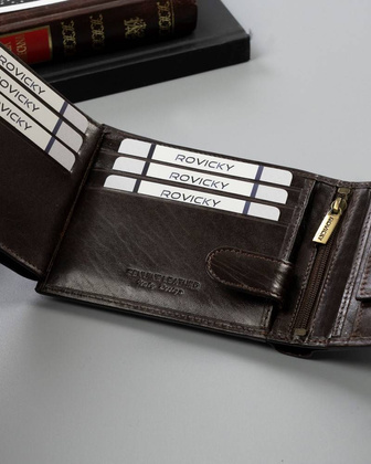 Elegancki portfel męski z membraną antyskimmingową