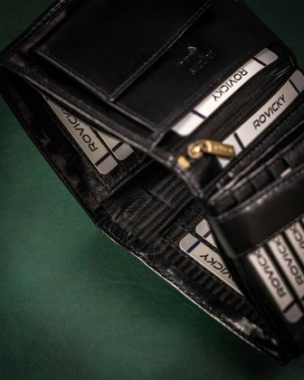 Duzy skorzany portfel meski