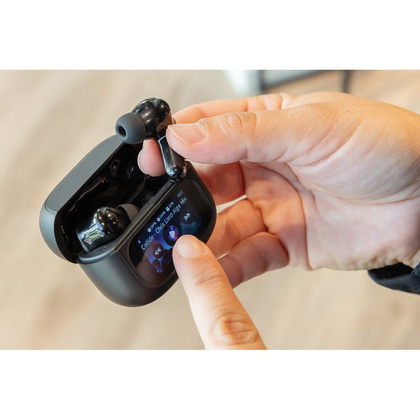 Douszne słuchawki bezprzewodowe z wyświetlaczem dotykowym Airtune ANC