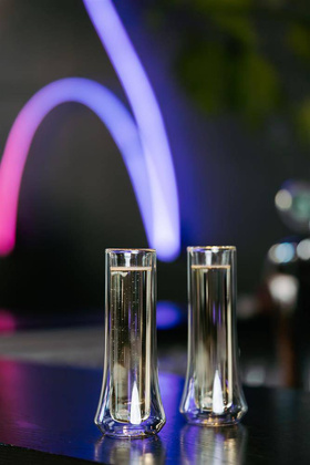 Komplet 2 kieliszków do szampana z podwójną ścianką Soho 140 ml 8906