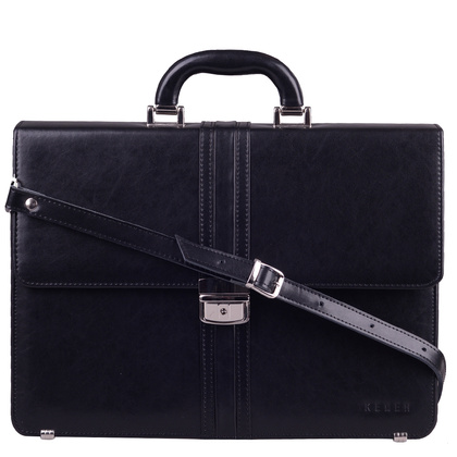 Teczka skórzana KEMER B 391/DW Czarna