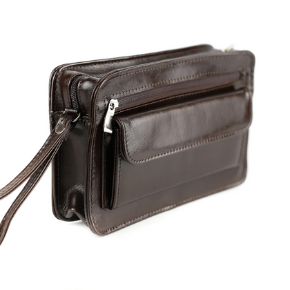 308-Saszetka męska-brąz KEMER