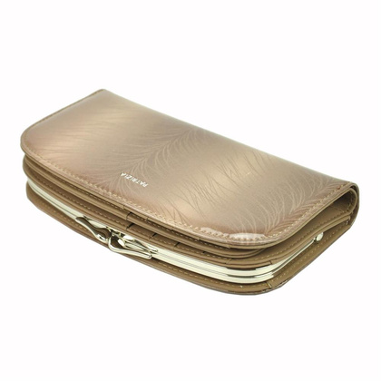 Portfel damski skórzany PELLUCCI FF-123 RFID taupe