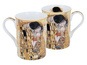 Kubek Classic New - G. Klimt, Pocałunek (kremowe tło, CARMANI)