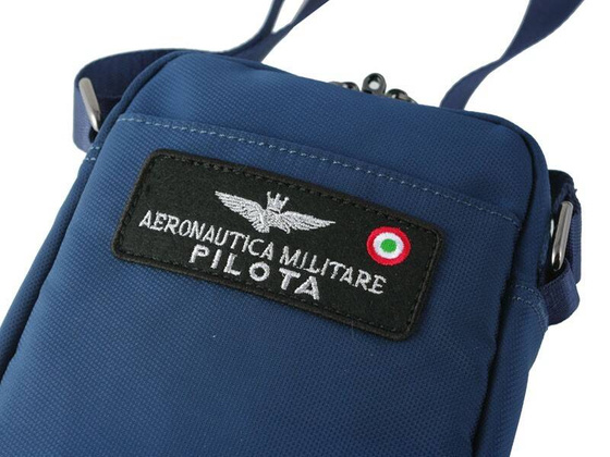 Torba na ramię AERONAUTICA MILITARE Airspace Granatowa