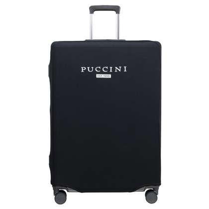 Elastyczny pokrowiec na duża walizkę PUCCINI PBA 1 Czarny