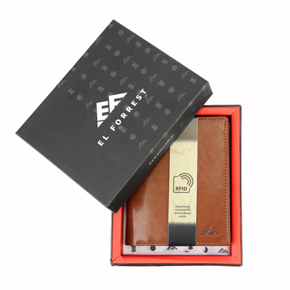 Portfel męski skórzany PELLUCCI 508-26 RFID brązowy