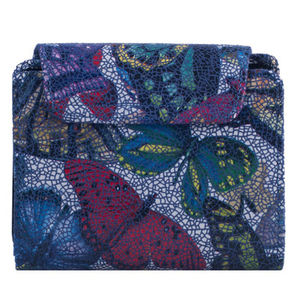 Portfel damski skórzany KEMER 009D Granatowy - min. zamówienie 20 / 50 / 100 szt.