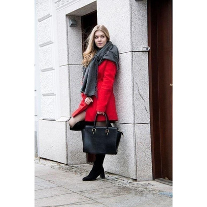 Torebka skórzana KEMER SOLIER FL11 Granatowa - min. zamówienie 20 / 50 / 100 szt.