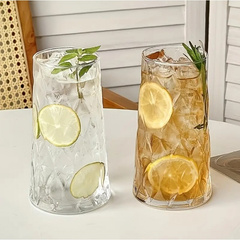 Szklanka falowana wysoka 475 ml grube szkło 3szt SZK184ZESTAW3