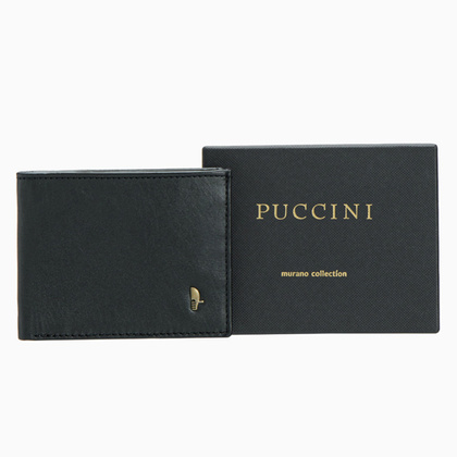 Portfel męski skórzany PUCCINI MURANO MU1987 1 Czarny