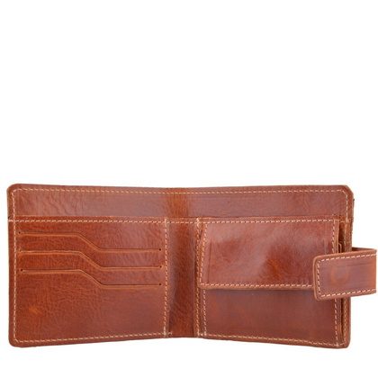 Portfel męski skórzany KEMER 367 Rudy - min. zamówienie 20 / 50 / 100 szt.