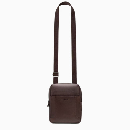 Torba na ramię skórzana PUCCINI COMO CO1924 2 Brązowa